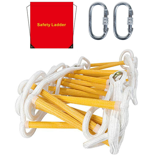 Safety Ladder 20M - Aluminium Rung with 12mm Rope