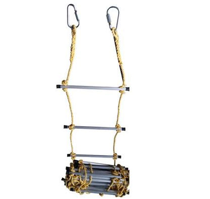 Safety Ladder 20M - Aluminium Rung with 12mm Rope